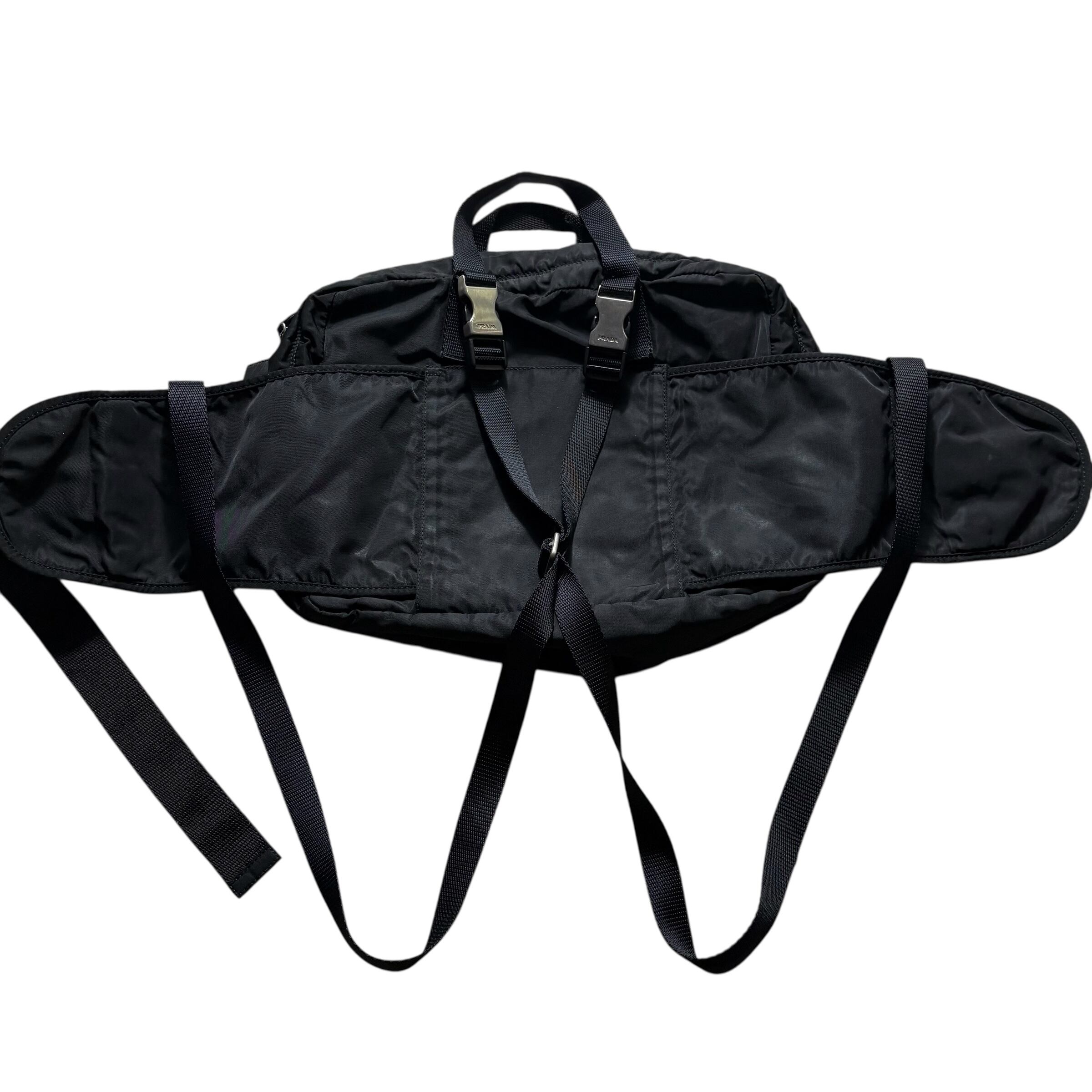 PRADA black nylon 3way bag | NOIR ONLINE