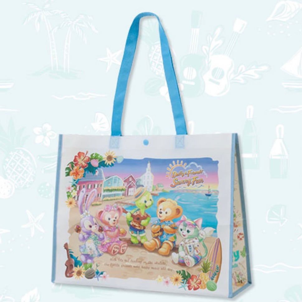 ショッピングバッグ ダッフィー サニーファン ダッフィー&フレンズ ディズニーシー 公式 ダッフィー サニーファン2021 グッズ 夏のイベント