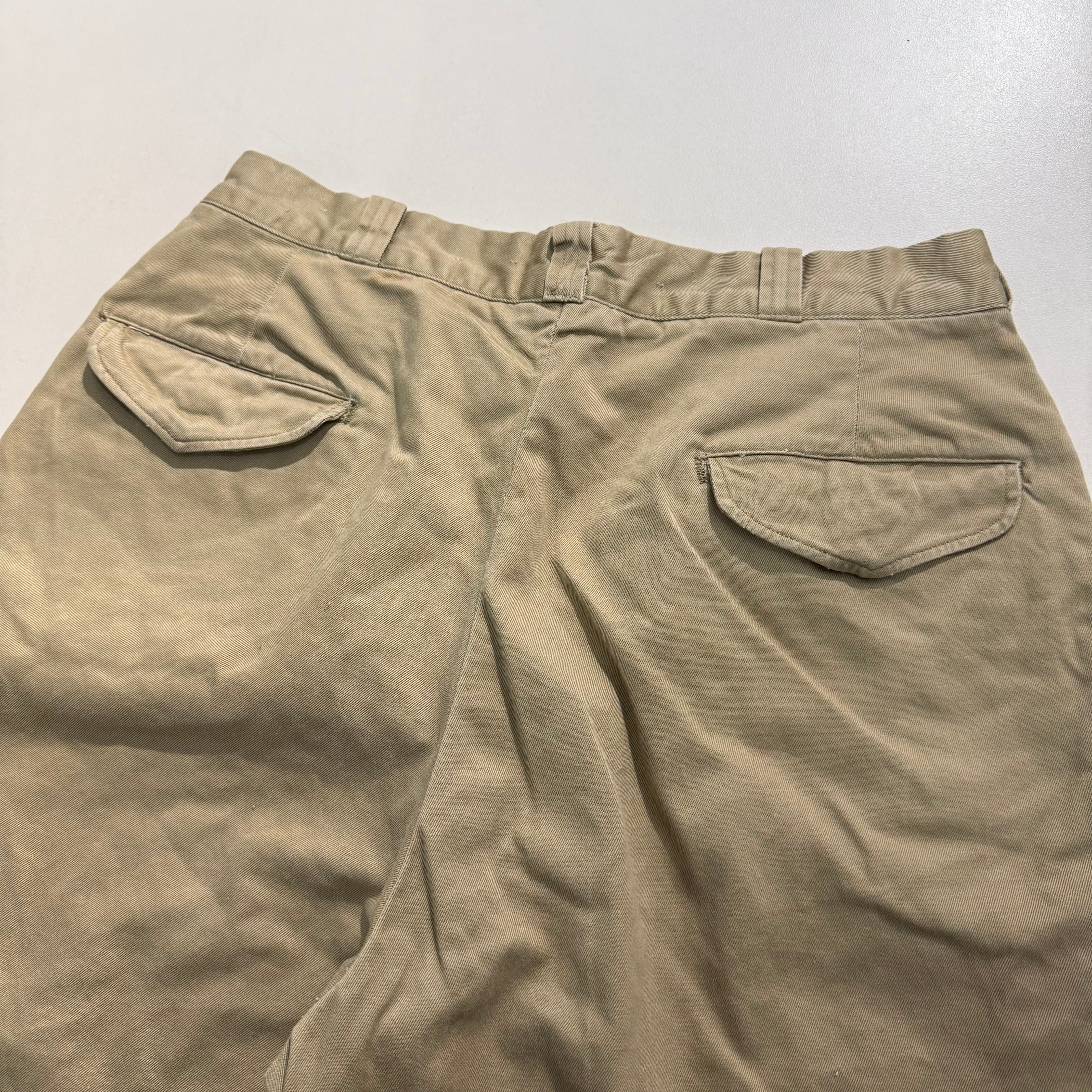 50s U.S. ARMY CHINO SHORTS (W32) ⑦ | BerBerJin Yuhodo