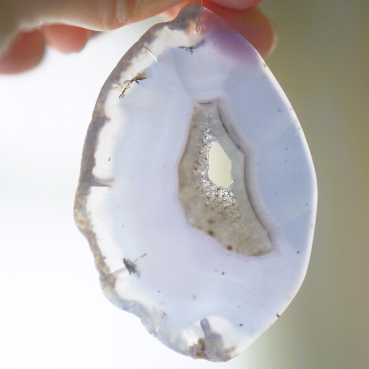 Sea Creatures 04 - アゲートヒーリングチャイム / Agate Sun Catcher Wind Chime 568