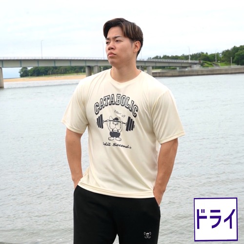 ドライ Tシャツ"BULL"【スモーキーイエロー】《XS-4XL》