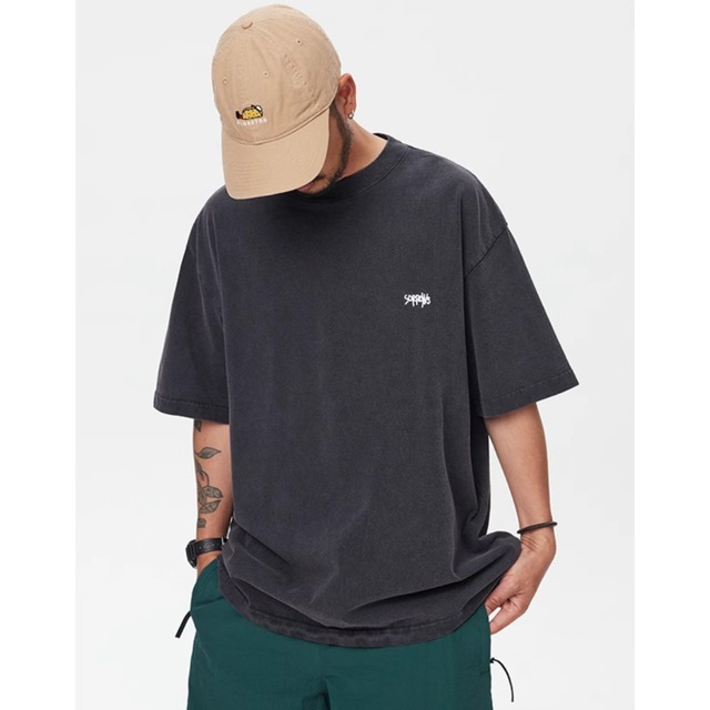 ラウンドネックカジュアルTシャツ 225451