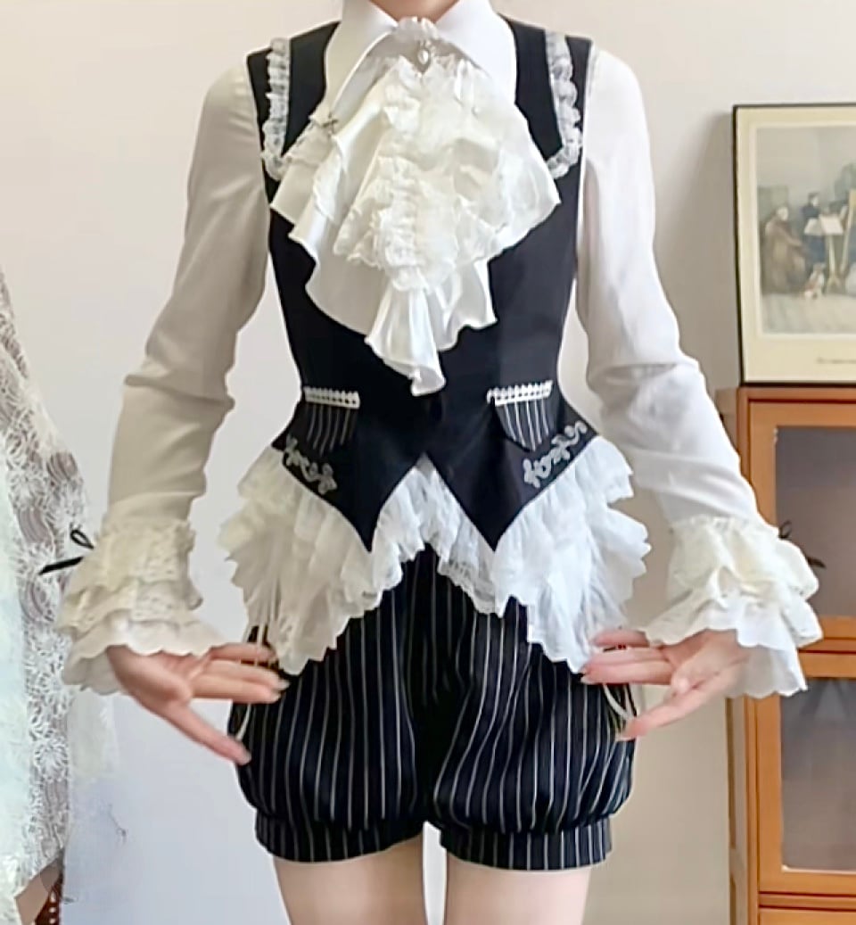 lace chino short pants ロージーモンスター｜レディース