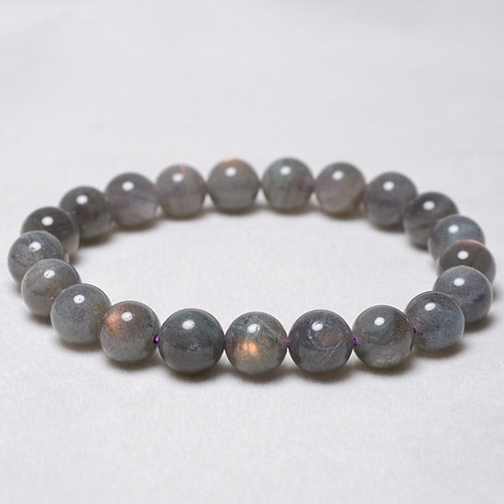 ピンク ラブラドライト ブレスレット 10mm 一点物 メール便送料無料 [M便 1/10] 111-27000