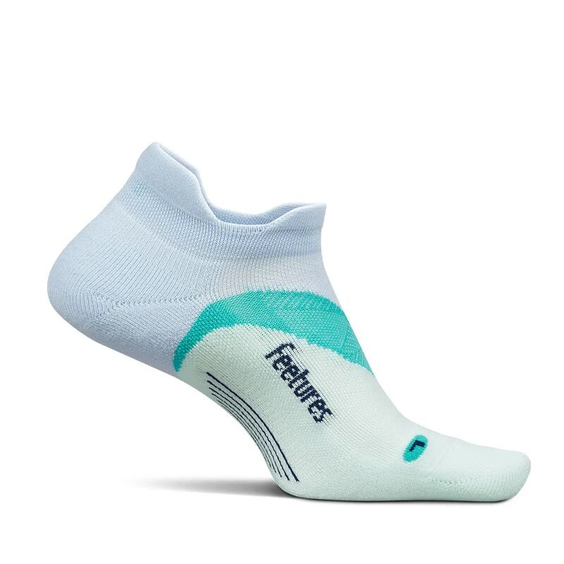 Feetures(フィーチャーズ)ELITE LIGHT CUSHION NO SHOW TAB - Glacier Mist ランニングソックス メンズ・レディース