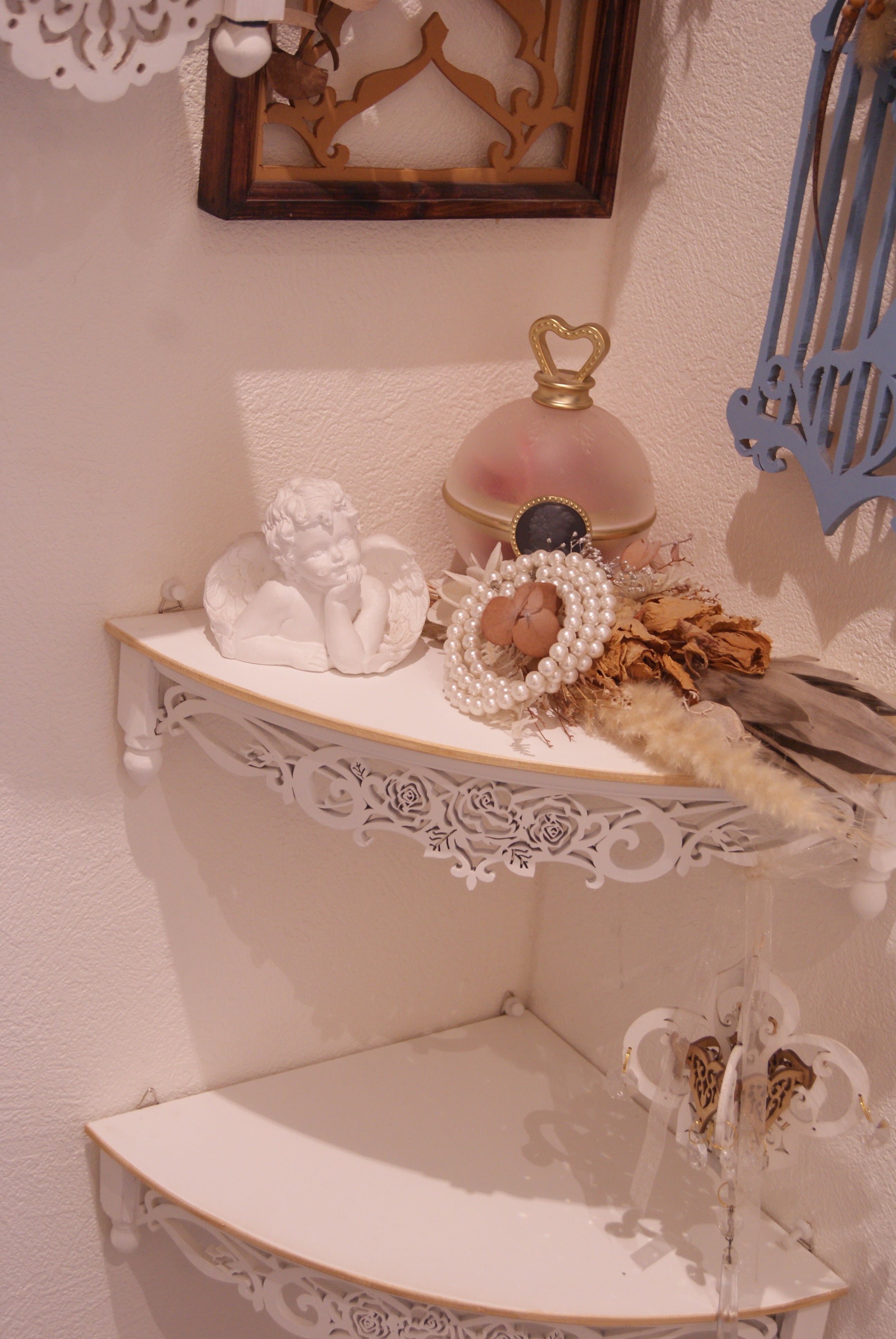 むにゅむにゅ ナポレオン シェルフ シャビー シャビーシック むにゅむにゅ ナポレオン シェルフ シャビーシャビーシック