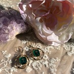 ヴィンテージクロスカボジョンのフープピアス