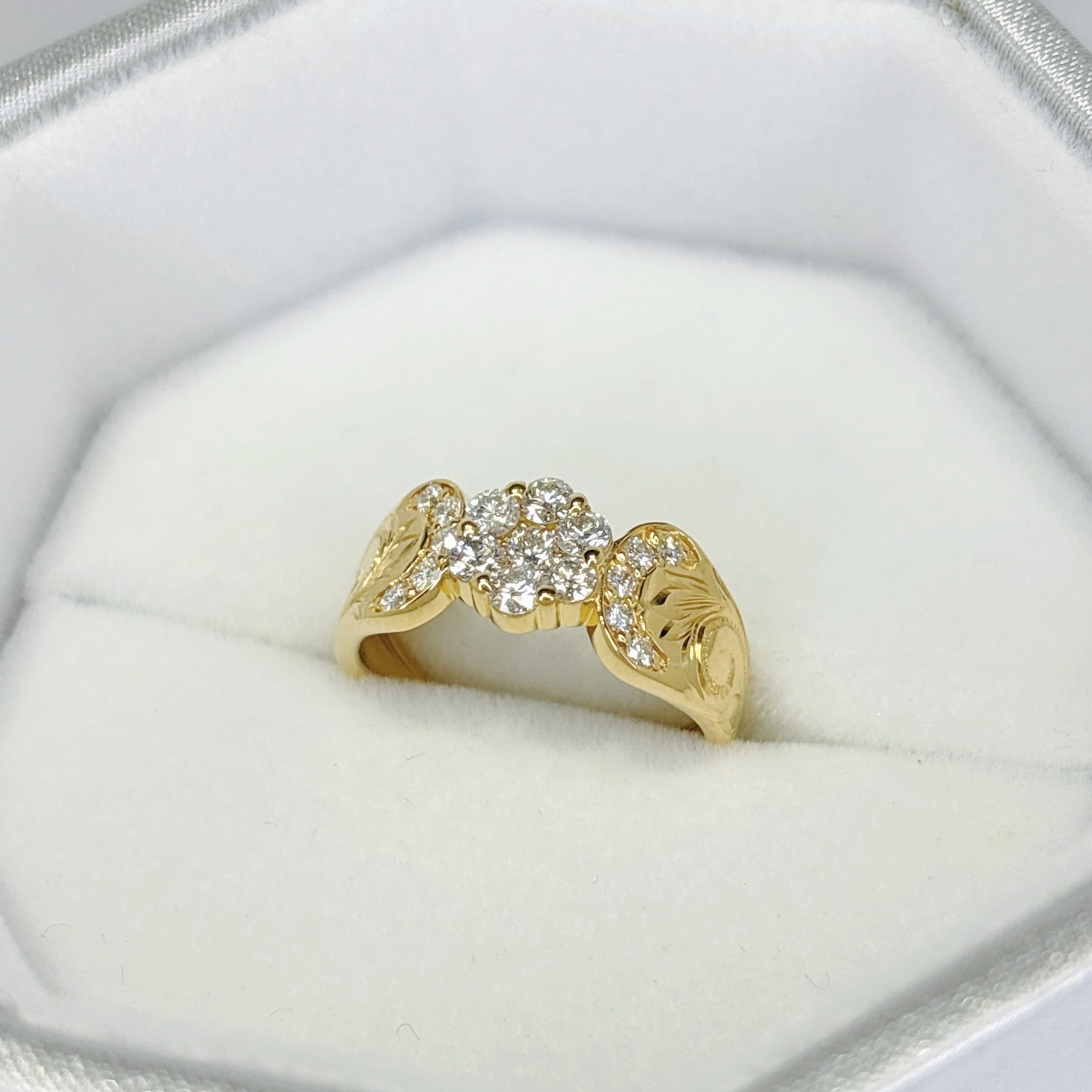 天然ダイヤモンド1.00ct K18YG リング 鑑別書付 | VENUS TEARS イオン