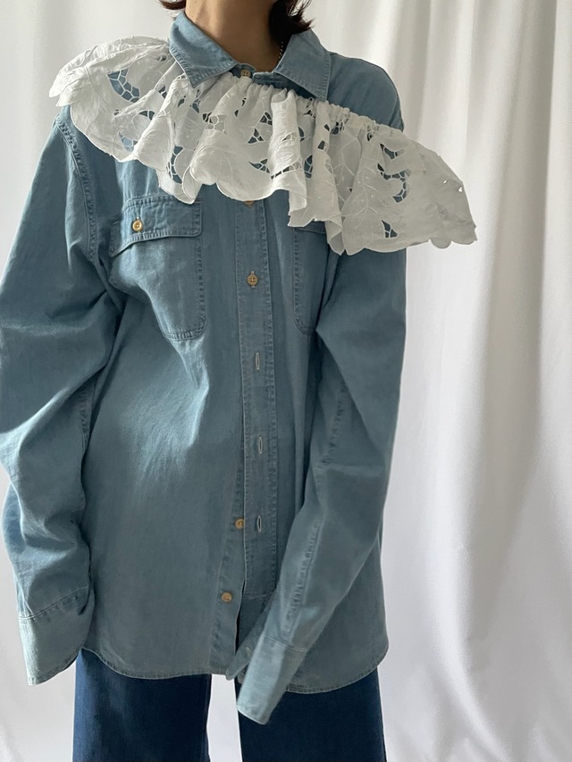 Light blue chambray shirt