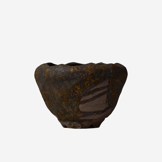陶房Kibi / 金泥  0053 M / 約 φ15cm /  植木鉢