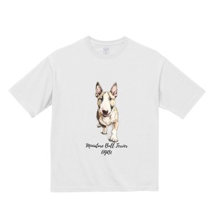ミニチュア・ブル・テリア　ビックシルエットTシャツ
