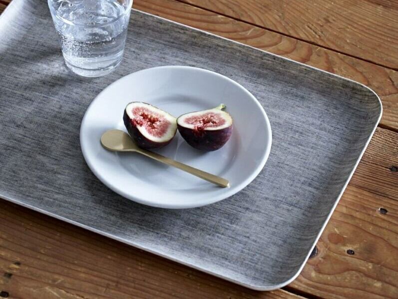 fog linen work | リネンコーティングトレイ(L) ナチュラル