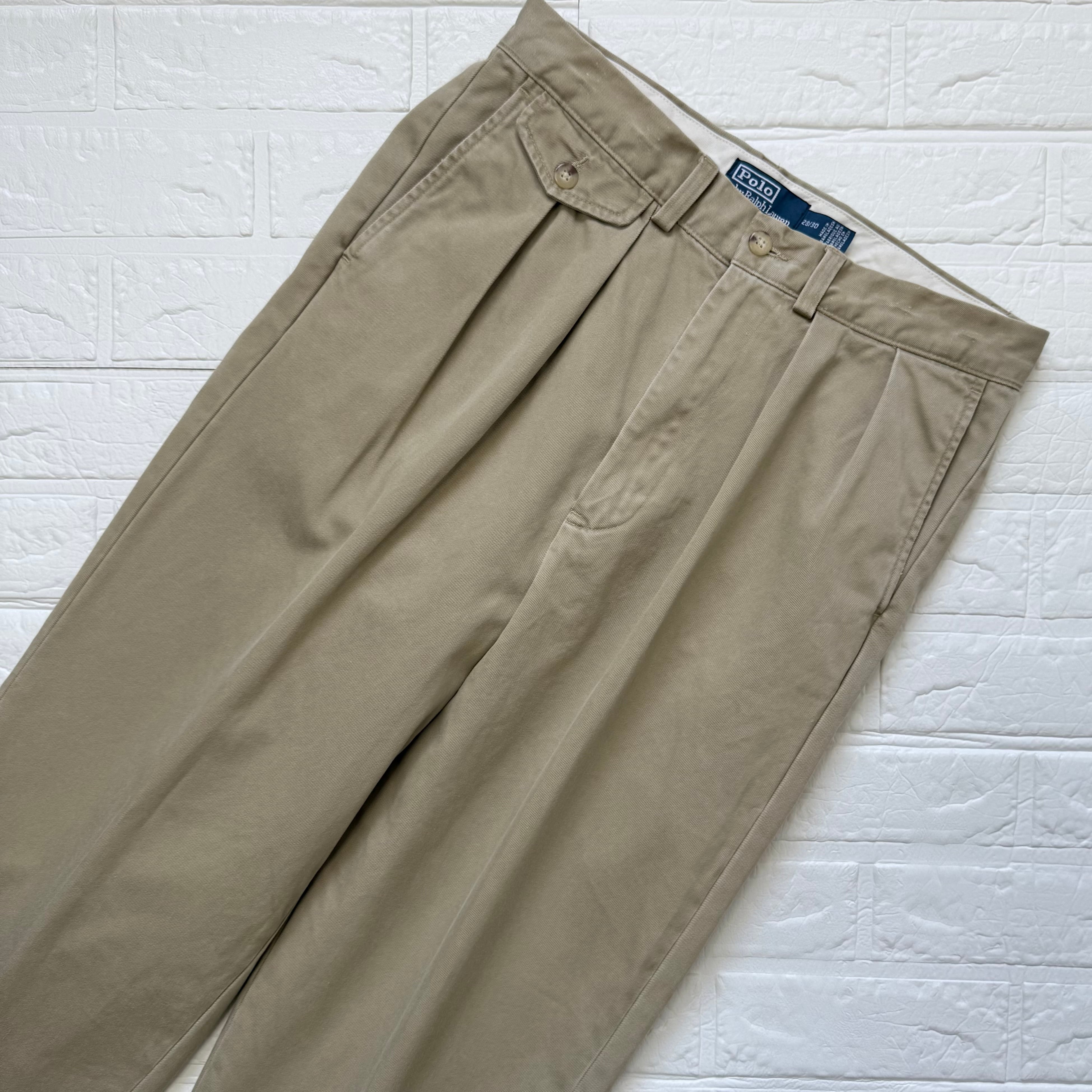 Polo Ralph Lauren THE WHITMAN CHINO 2プリーツ ヘリテージチノパンツ