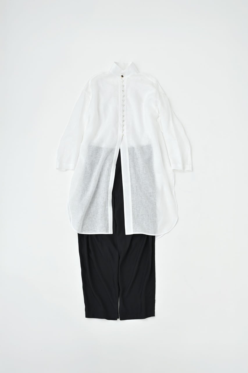 CHEVAL plus リネンのチュニックシャツ