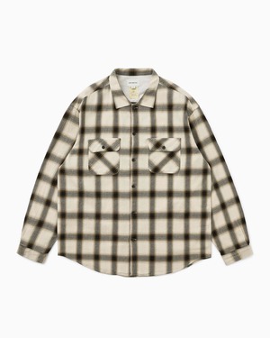 [Khakis] Shadow Plaid Shirt Beige 正規品 韓国ブランド 韓国ファッション 韓国代行 カーキス 日本 店舗 (Khakis)