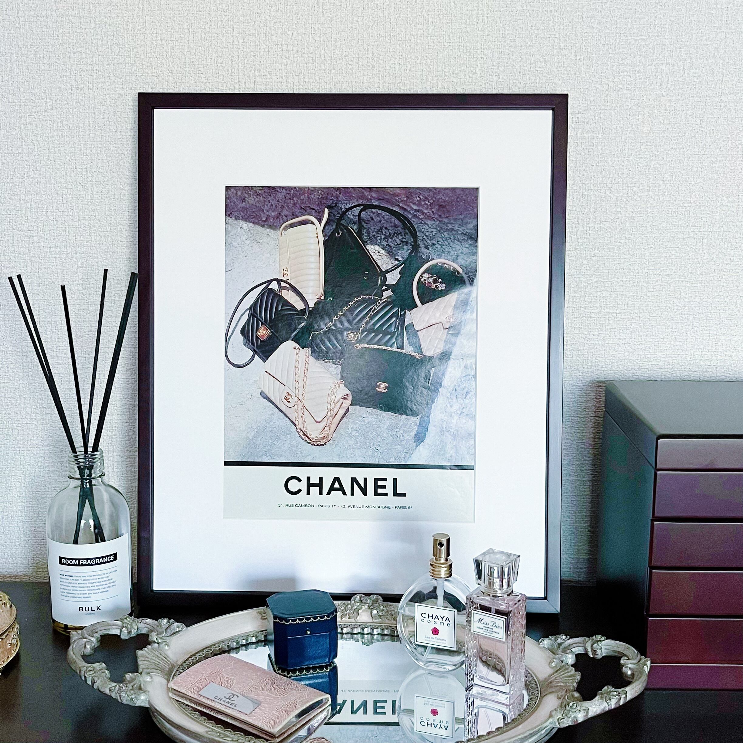 1991 広告＞ CHANEL シャネル マトラッセ ヴィンテージ アートポスター
