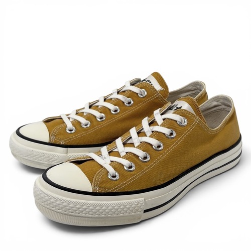 【日本製】Converse ALL STAR J OX キャンバス マスタード スニーカー メンズ US6.5/25cm コンバース オールスター ロー J オックス
