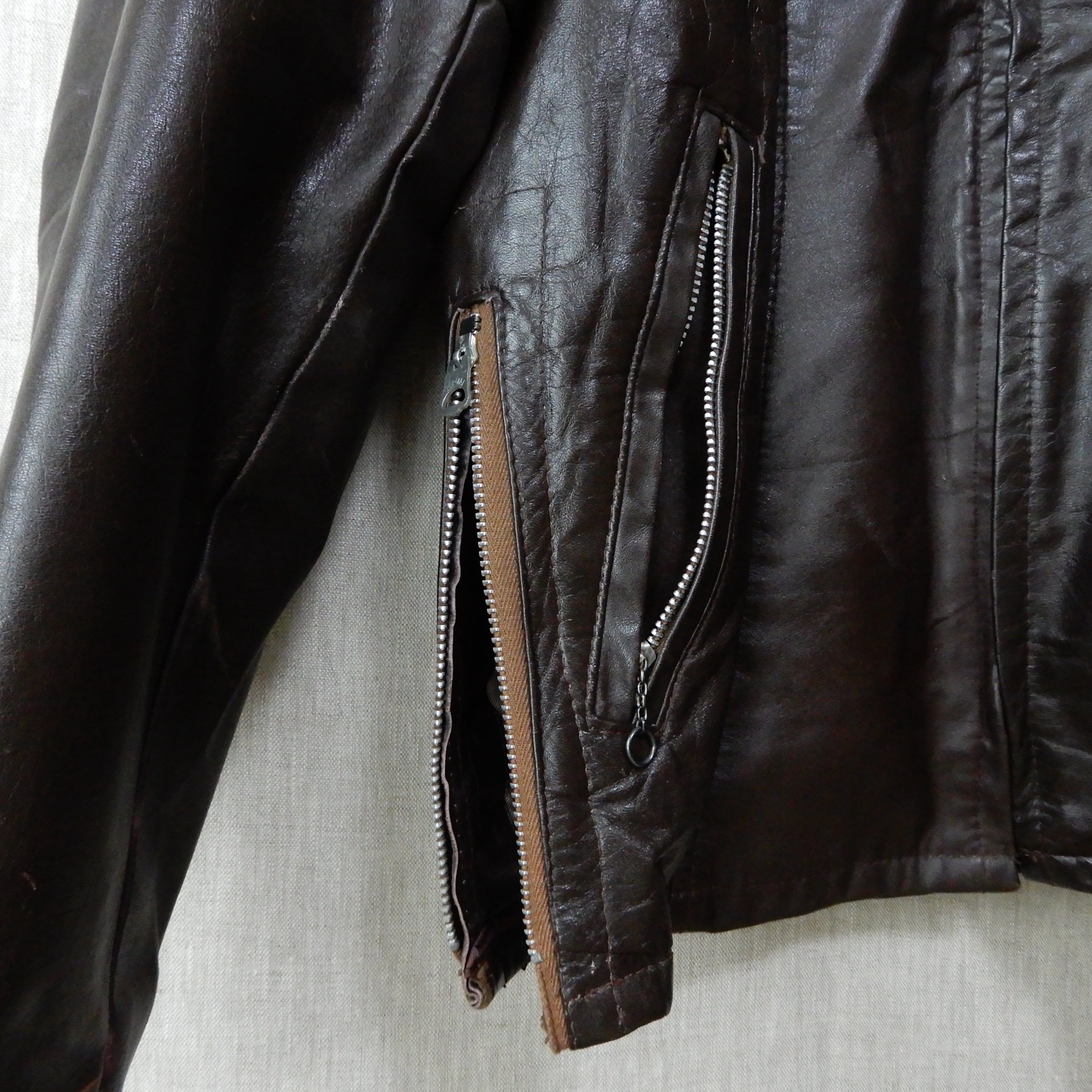 BEAU BREED Leather Jacket 1970s Size36 | hartwellspremium.com
