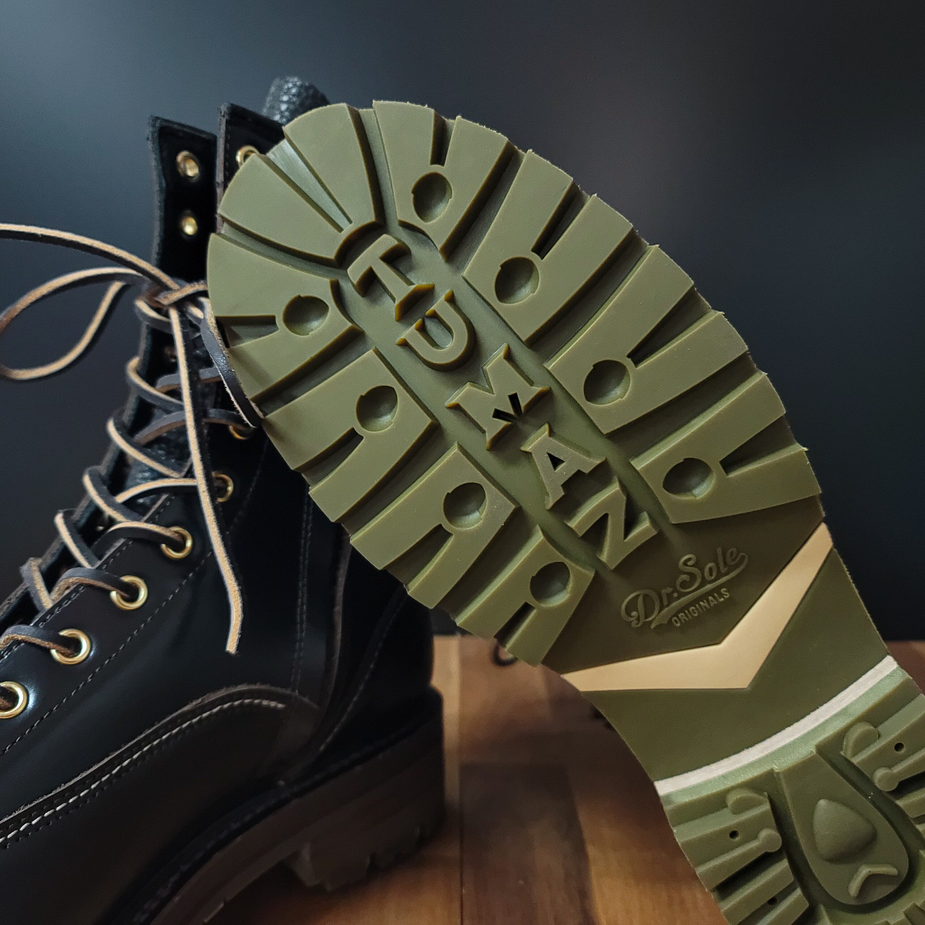 SPPN 8in LACE-UP BOOTS BLACK OLIVE TUMAZ | Backflow