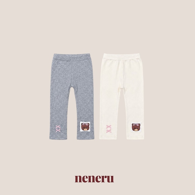 【取寄】neneru|gomgom leggings|ゴムゴムレギンス|12M-XL|kids|26 autumn
