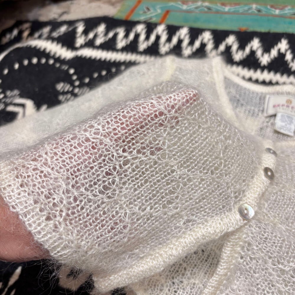 80～90s EXPRESS TRicot エクスプレストリコ モヘア混 シアーニット