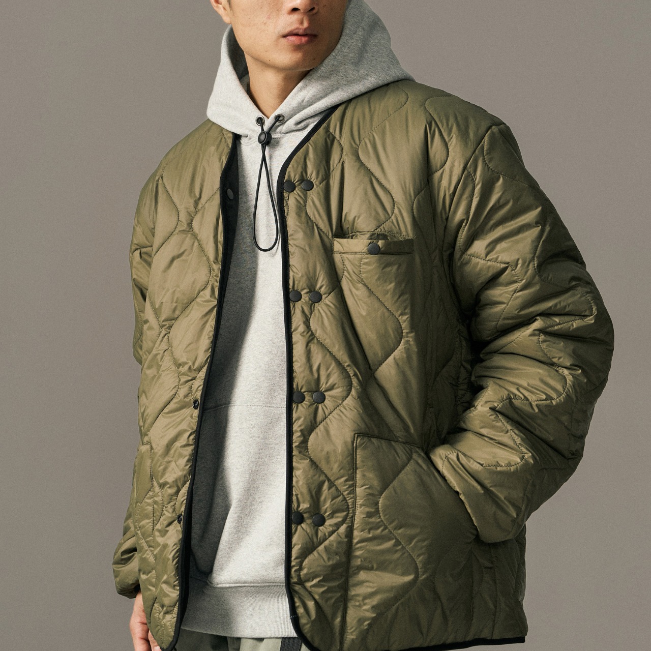 リバーシブル キルティング ライトジャケット K5505 - 8