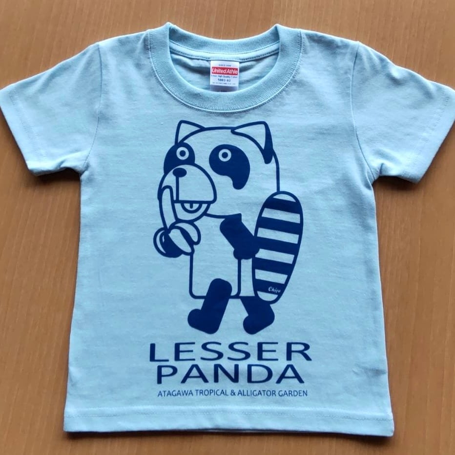 レッサーパンダ オリジナルTシャツ 大人用 | 熱川バナナワニ園 売店