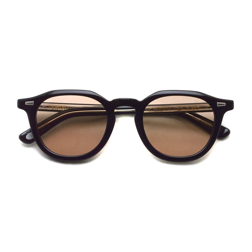 EYEVAN サングラス ブラウン EYEVAN / LIVINGSTON (49) Sun / PBKS - Lt.Brown ピアノブラック