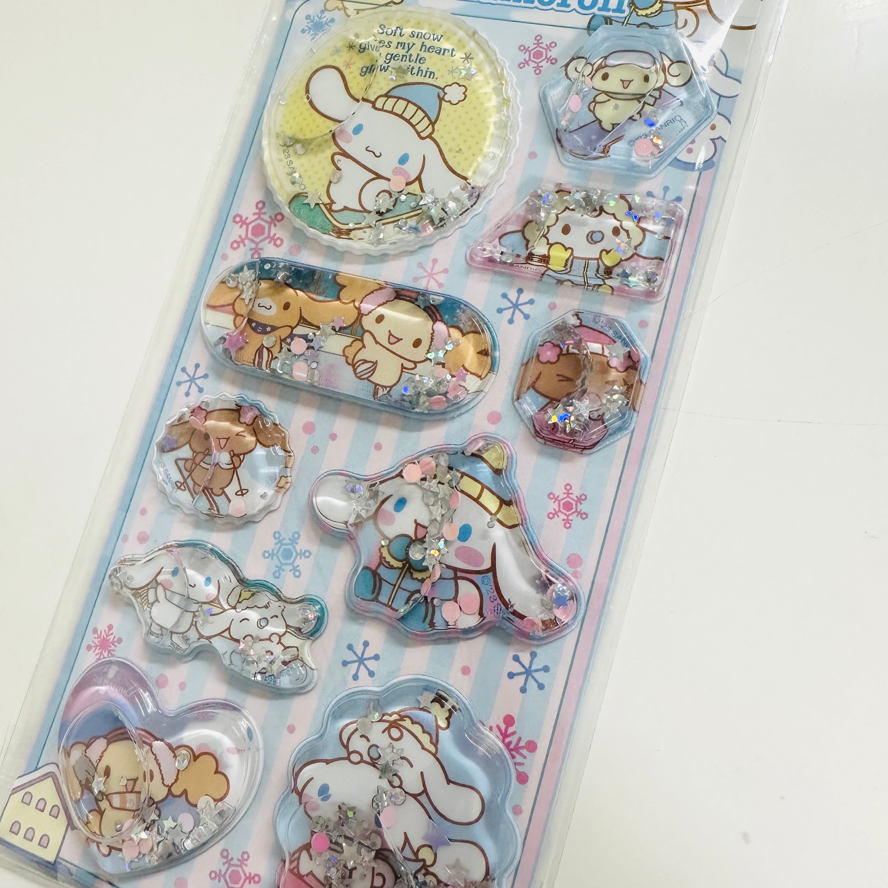 シナモン シナモロール 公式ライセンス品 サンリオ ウォーターシール 2