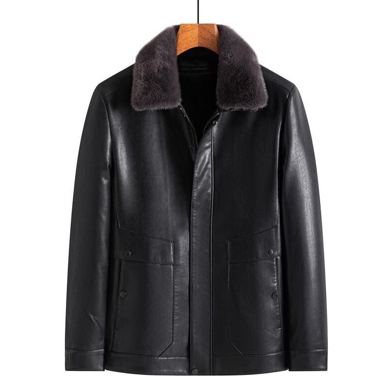 COMME CA DU MODE MEN(コムサデモードメン) レザージャケット ハーフ