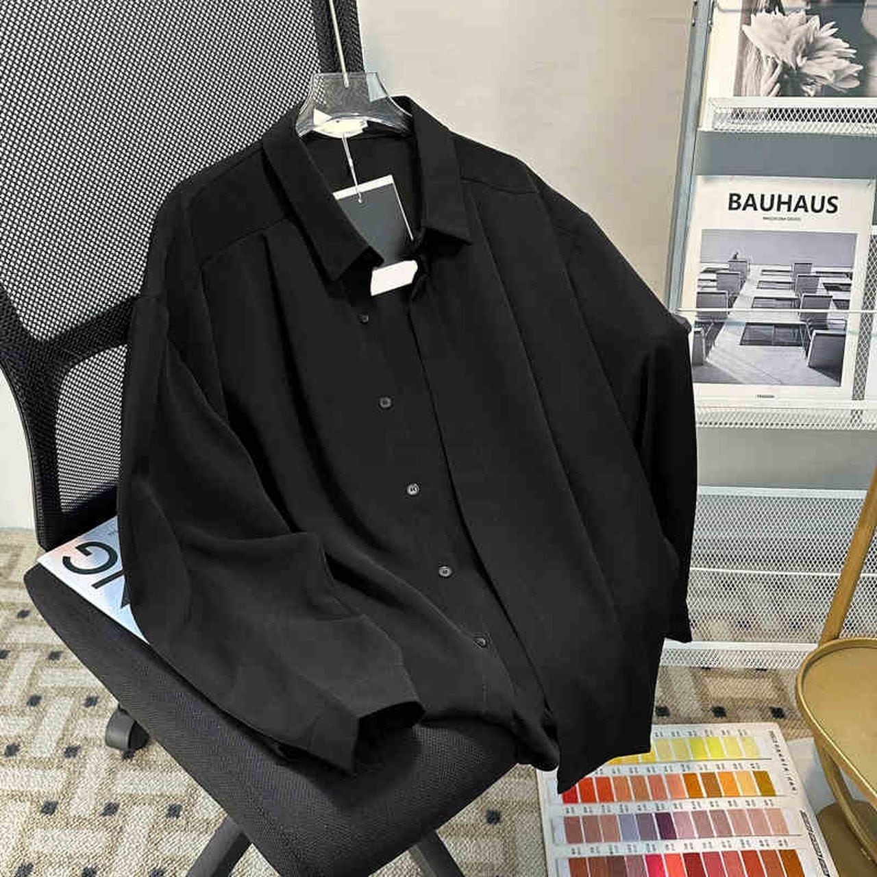 Loose-fit cool long-sleeve shirt(MT1670)