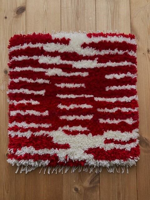 大得価，大人気 倉敷ノッティング織り 椅子敷 BEAMS購入 2枚セット 民藝