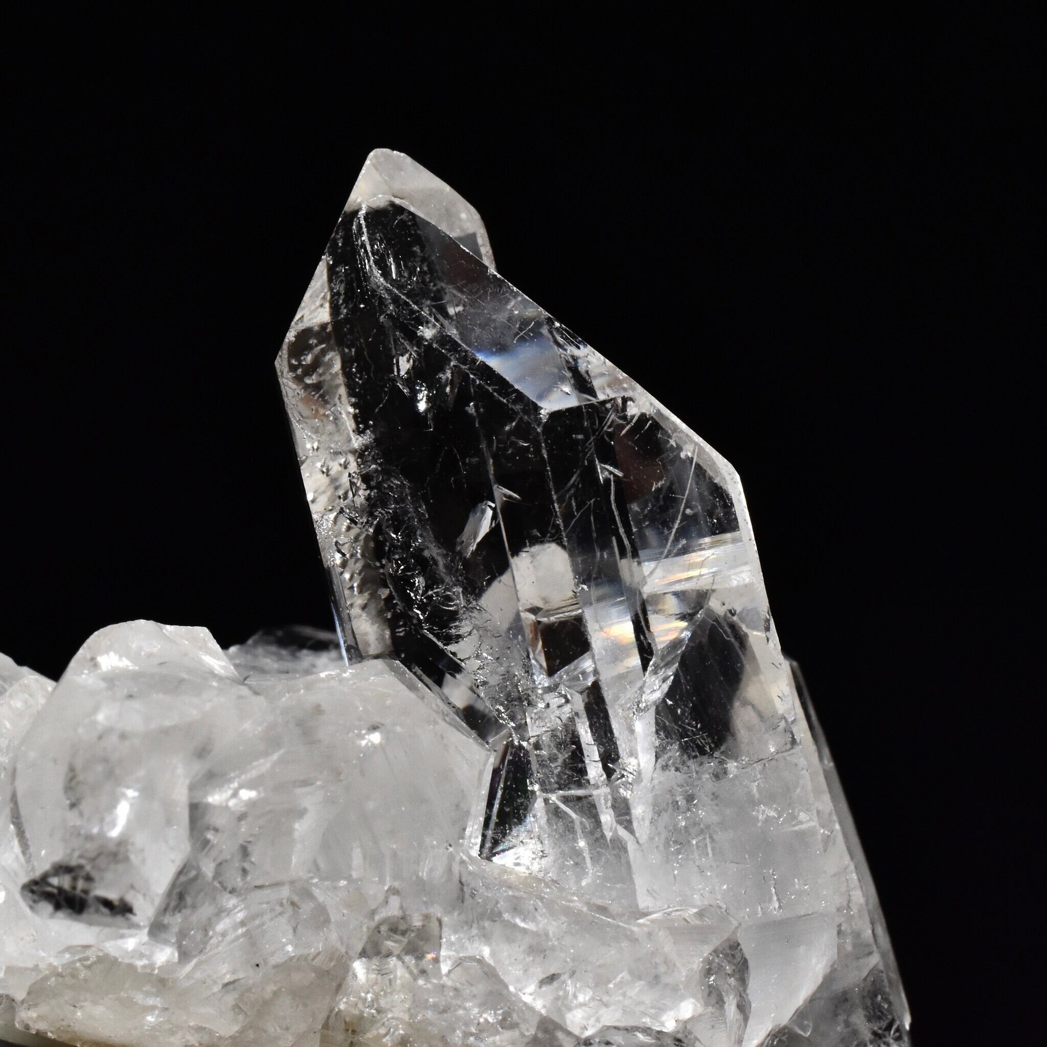 虹入り》希少！トマスゴンサガ産 水晶クラスター ブラジル ミナス