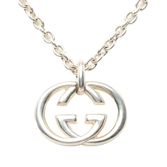 グッチ インターロッキングG チェーン ペンダント ネックレス SV925 シルバー レディース GUCCI 【中古】
