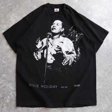 90s BLLLIE HOLIDAY JAZZ T-SHIRTS made in USA | PAY ID