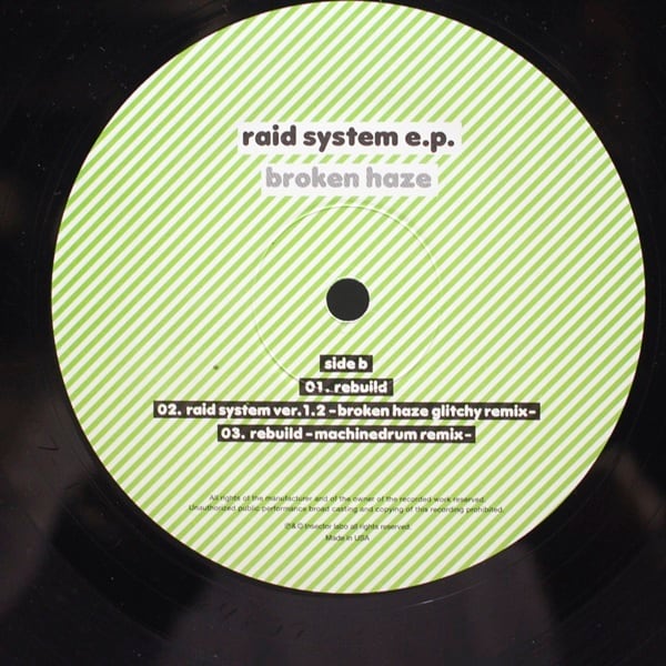 Broken Haze / Raid System E.P. [IL-007] - 画像4