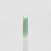 【14号】 clear green 翡翠くり抜き甲丸リング A貨翡翠 jd_rg2646