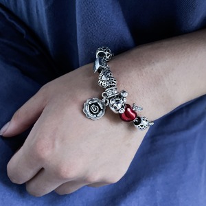 Europe style bracelet × apple bear charm