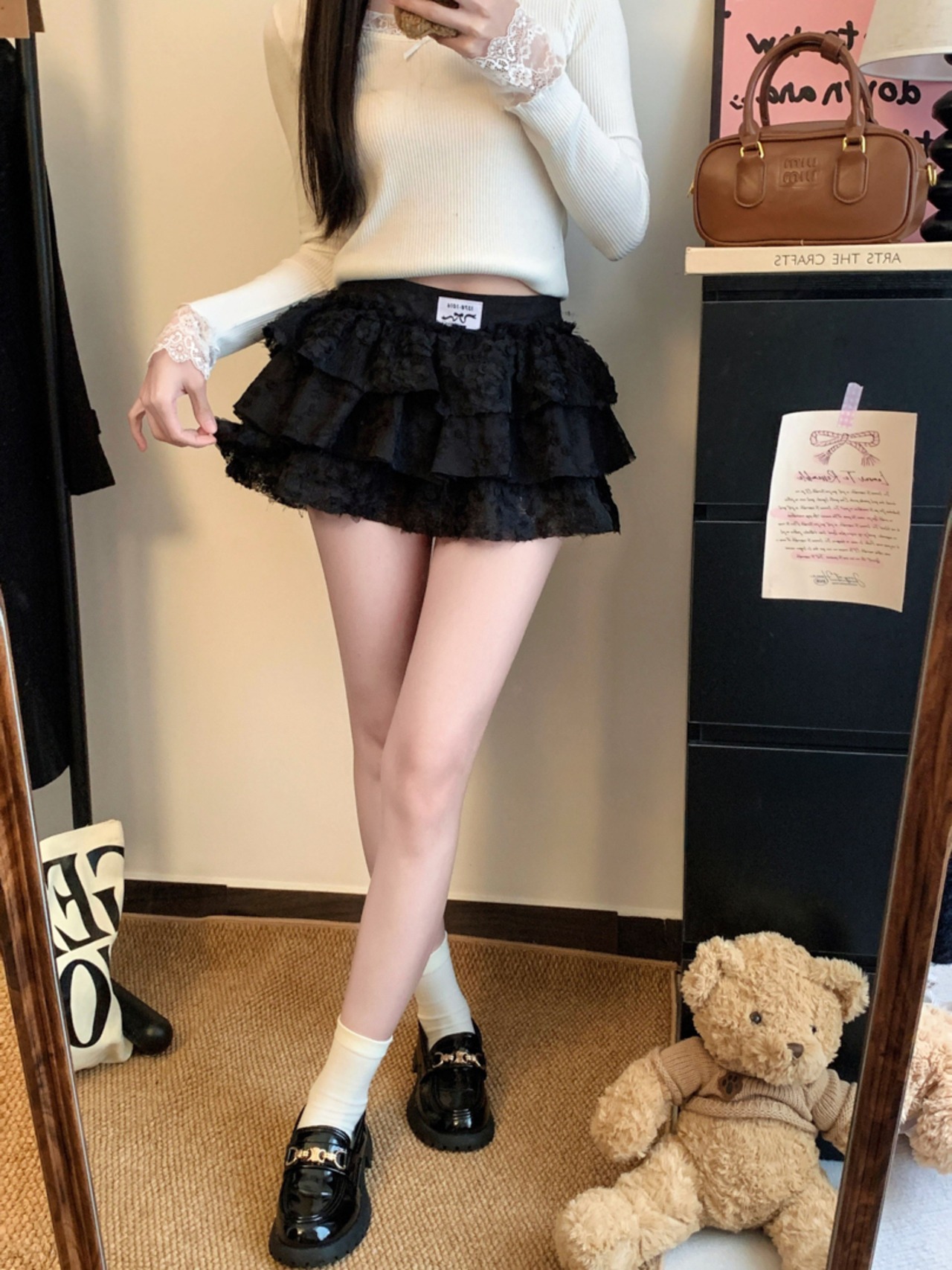 フレンチドール ティアードミニスカート LK1820