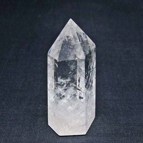 水晶 六角柱 ポイント 置物 一点物 142-11079