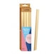 Bamboo Straws - Set of 4 x 12mm