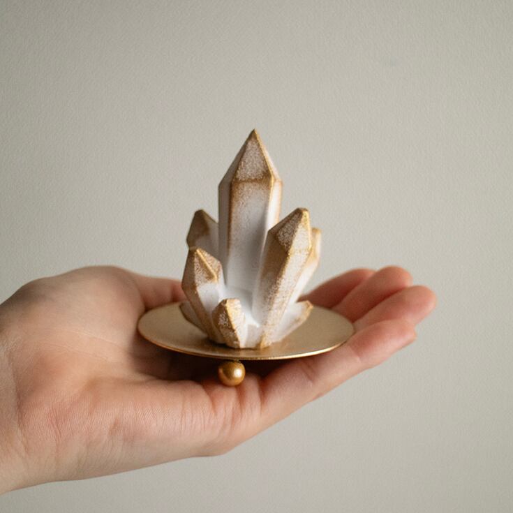 crystal aroma stone | クリスタルのアロマストーンオブジェ《香る