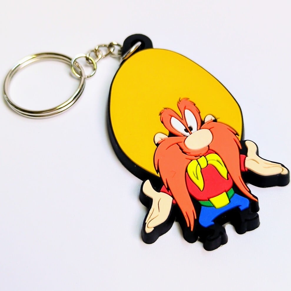 送料無料！ ★ラバーキーホルダー★ 【 Yosemite Sam ( ヨセミテサム ) 】 〚アメリカン雑貨 アメトイ〛
