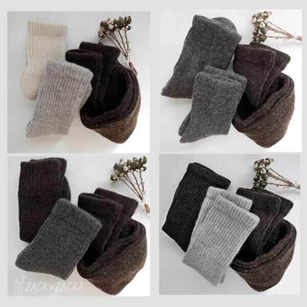 HappyPrice★組み合わせを選べる★ヤクレッグウォーマーand2足のヤクウール厚手ソックス 数量限定