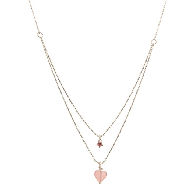 Somedayif愛心or星の２層ネックレス