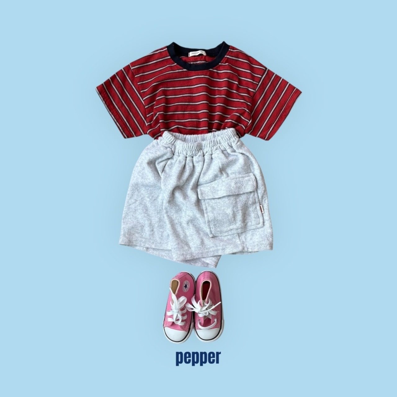 【取寄/韓国直送】PEPPER  26/SM ケチャップテリーパンツ