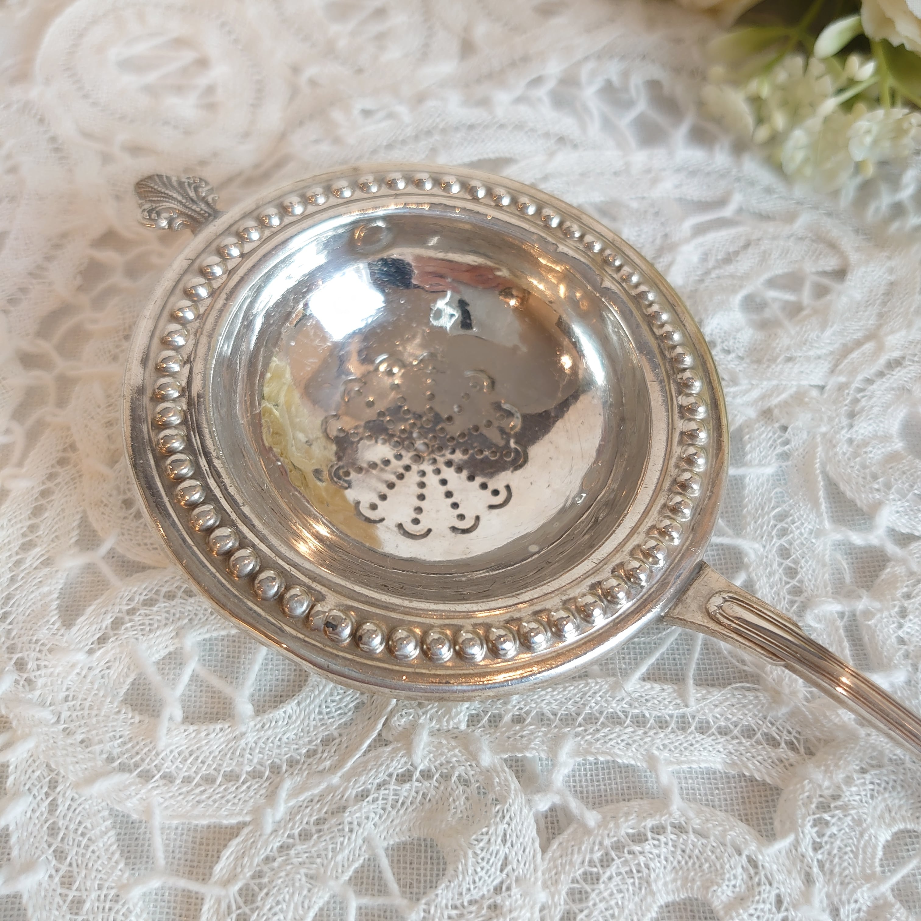 ピュイフォルカ puiforcat ティーストレーナー | アンティークショップ