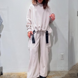 トラノイ  TRANOI 2way slit pants