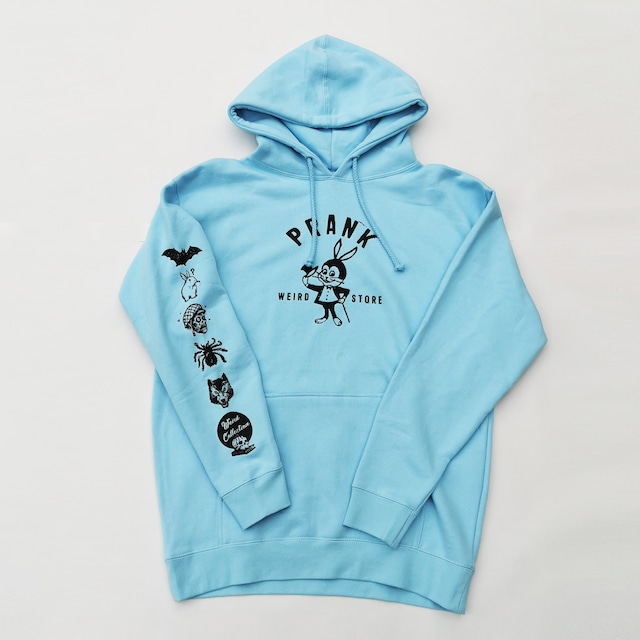 PRANK WEIRD COLLECTION HOODIE LIGHT BLUE L