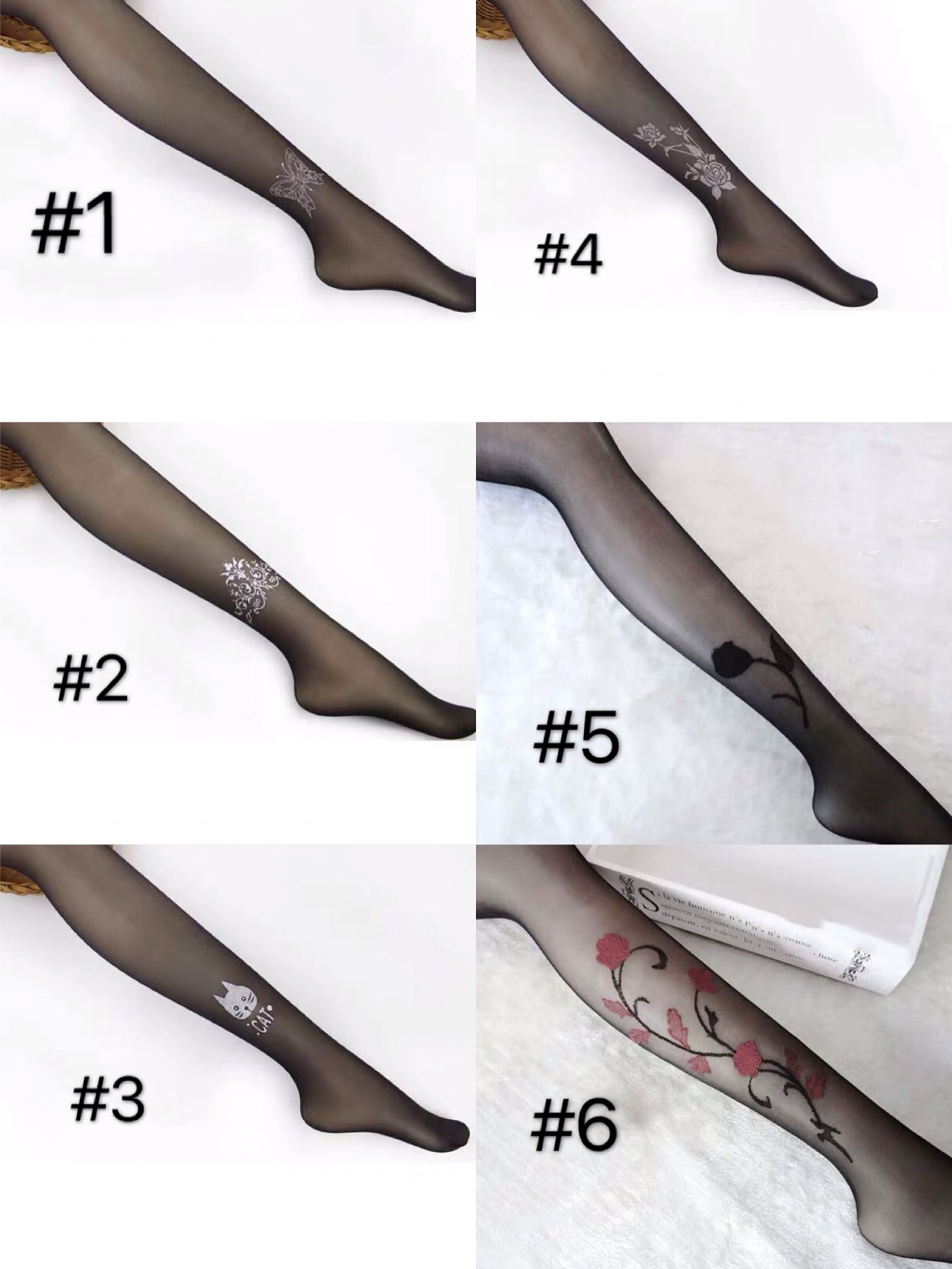 タトゥーストッキング 6種 QSMST | Belly Treasure®︎